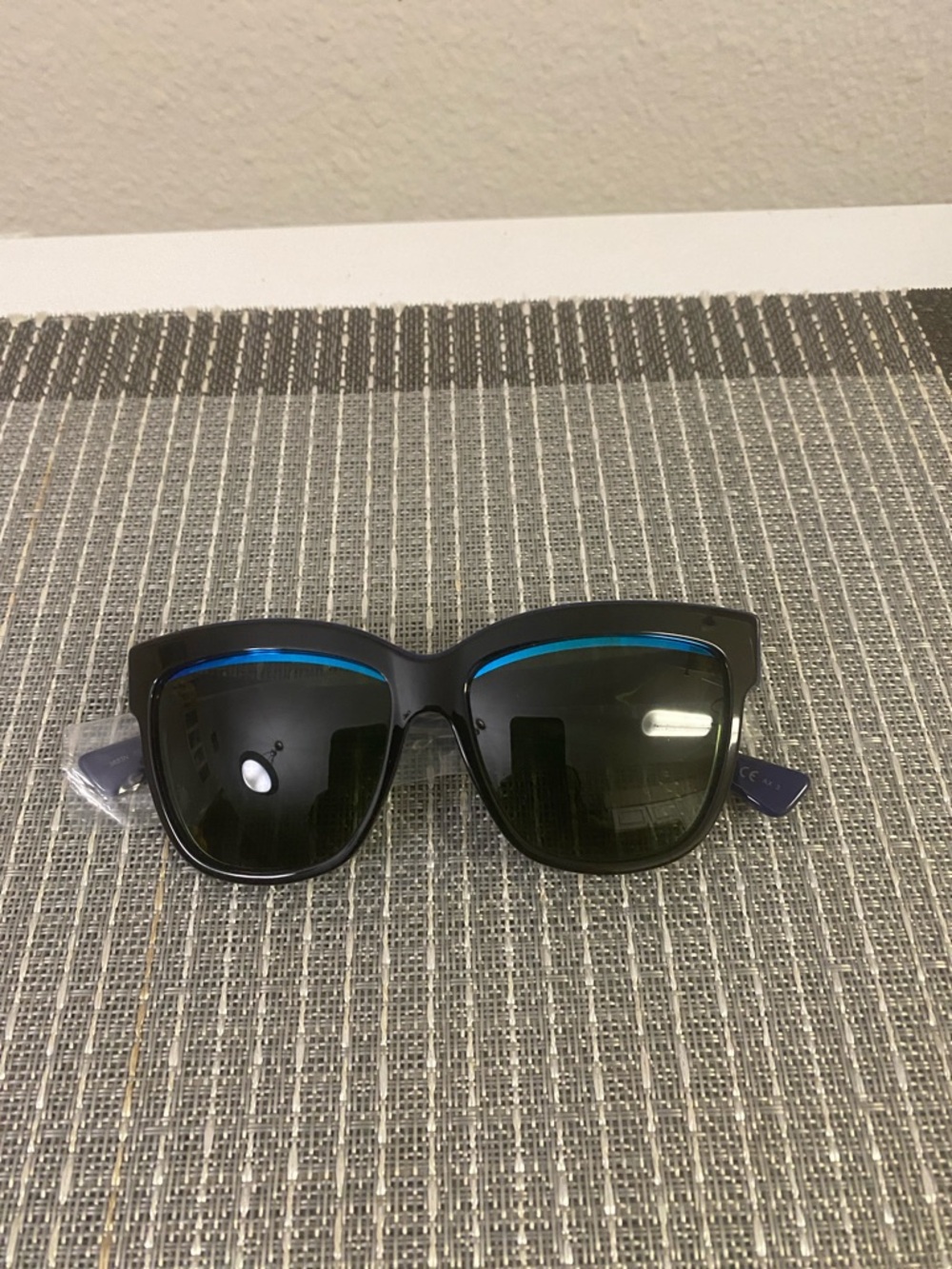 Dior Purple Frame Sunglasses with Black Lenses